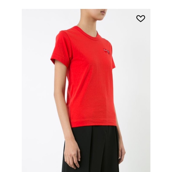 Comme Des Garçons embroidered heart t-shirt - Picture 6 of 8